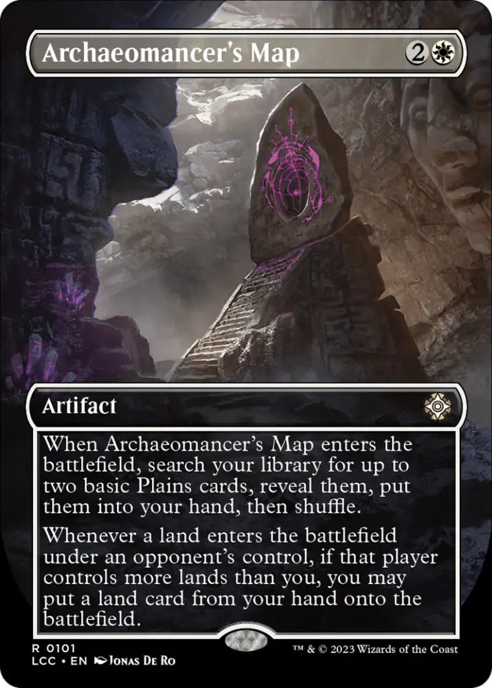 Archaeomancer’s Map (Borderless) [The Lost Caverns of Ixalan Commander] - MTG Single