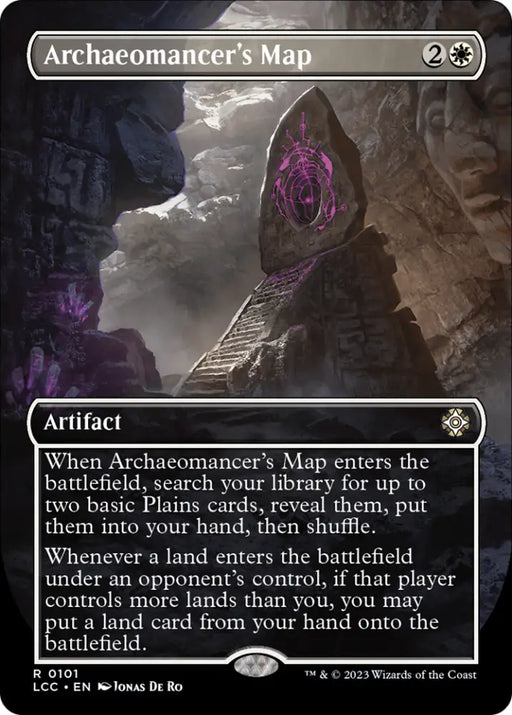 Archaeomancer’s Map (Borderless) [The Lost Caverns of Ixalan Commander] - MTG Single