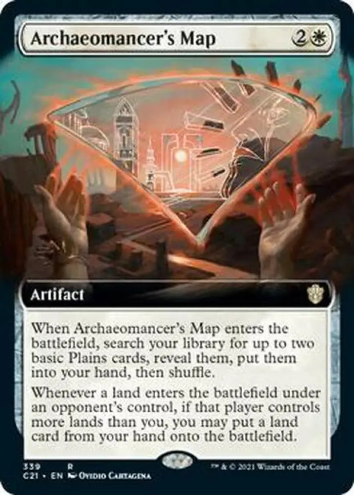 Archaeomancer’s Map (Extended Art) [Commander 2021] - MTG Single