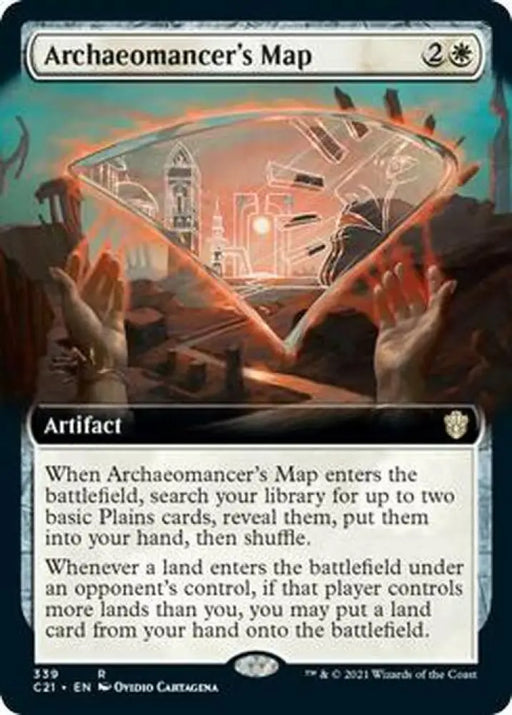 Archaeomancer’s Map (Extended Art) [Commander 2021] - MTG Single