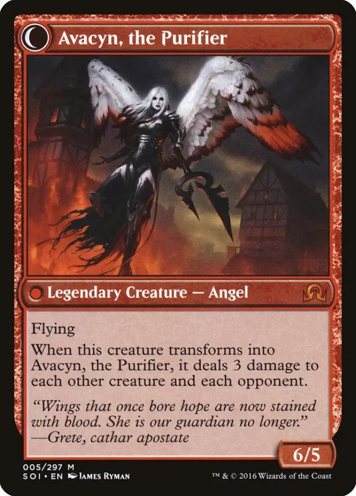 Archangel Avacyn // Avacyn the Purifier [Shadows over Innistrad] - MTG Single