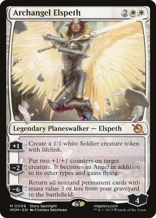 Archangel Elspeth [March of the Machine] - MTG Single