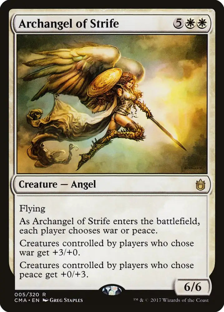 Archangel of Strife [Commander Anthology] - MTG Single