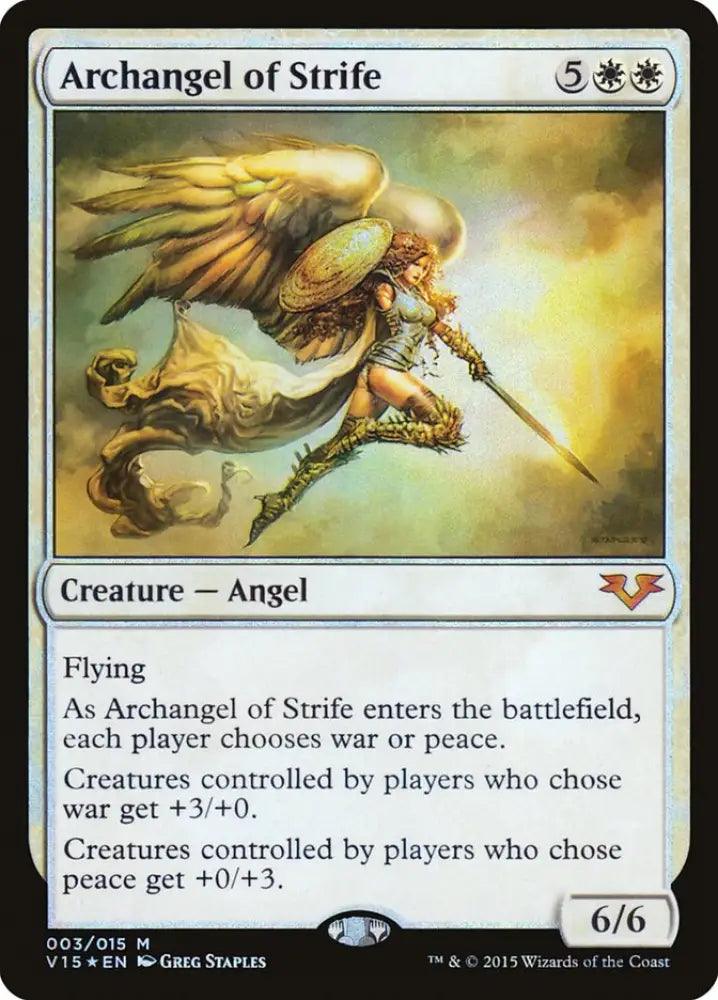 Archangel of Strife [From the Vault: Angels] - MTG Single