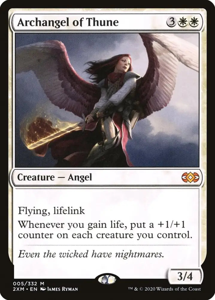 Archangel of Thune [Double Masters] - MTG Single