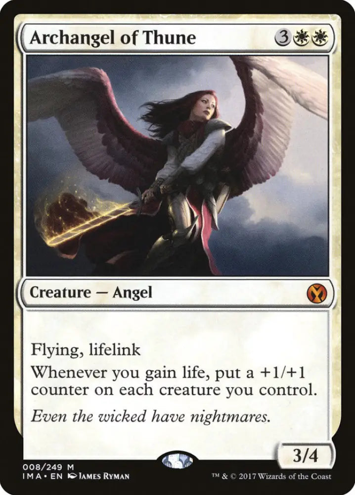 Archangel of Thune [Iconic Masters] - MTG Single
