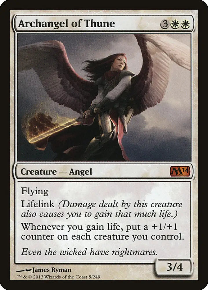 Archangel of Thune [Magic 2014] - MTG Single