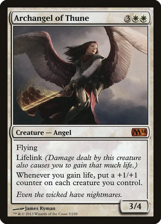 Archangel of Thune [Magic 2014] - MTG Single