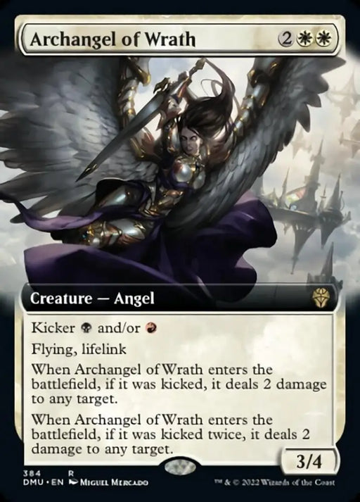 Archangel of Wrath (Extended Art) [Dominaria United] - MTG Single