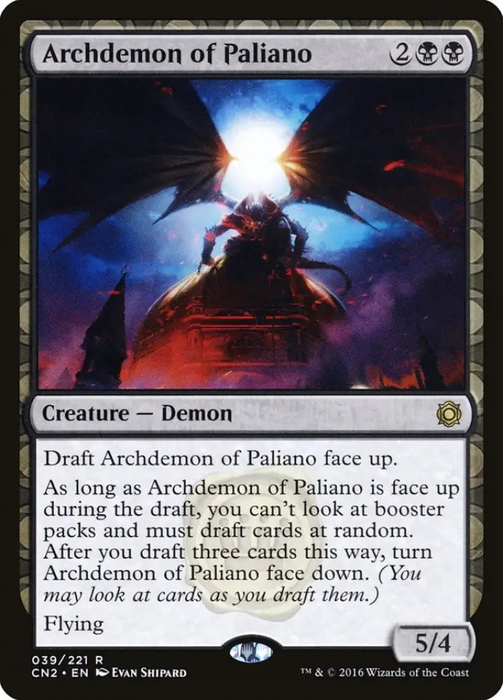 Archdemon of Paliano [Conspiracy: Take the Crown] - MTG Single