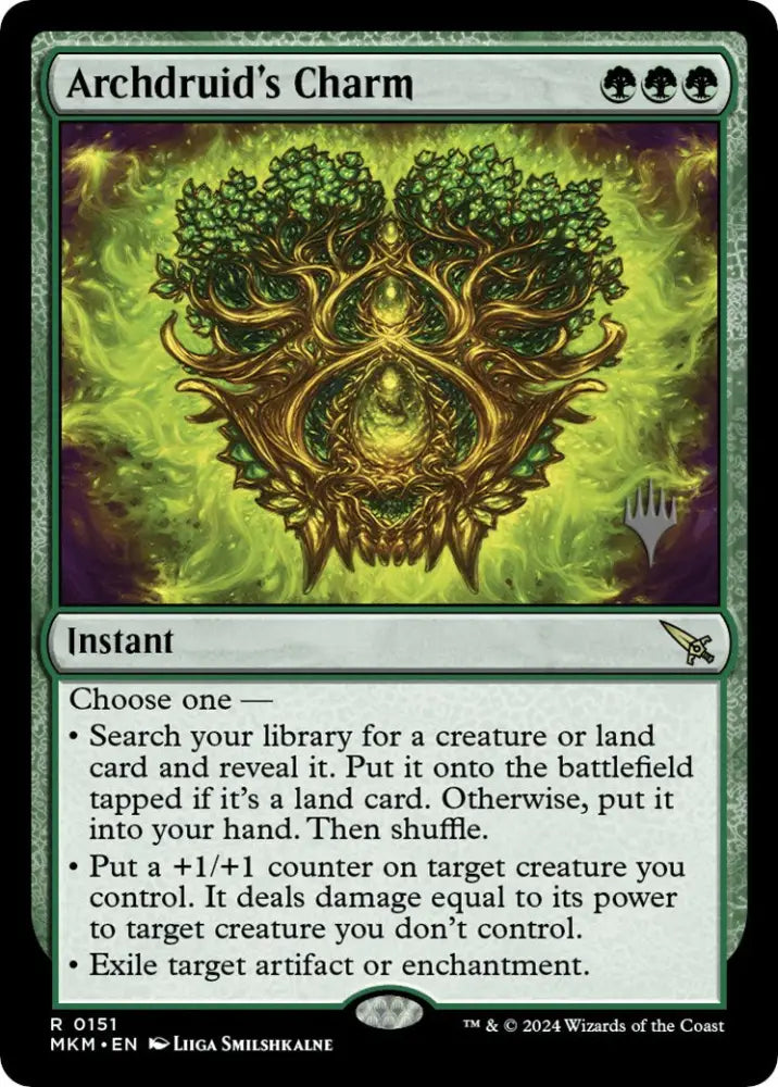 Archdruid’s Charm (Promo Pack) [Murders at Karlov Manor Promos] - MTG Single