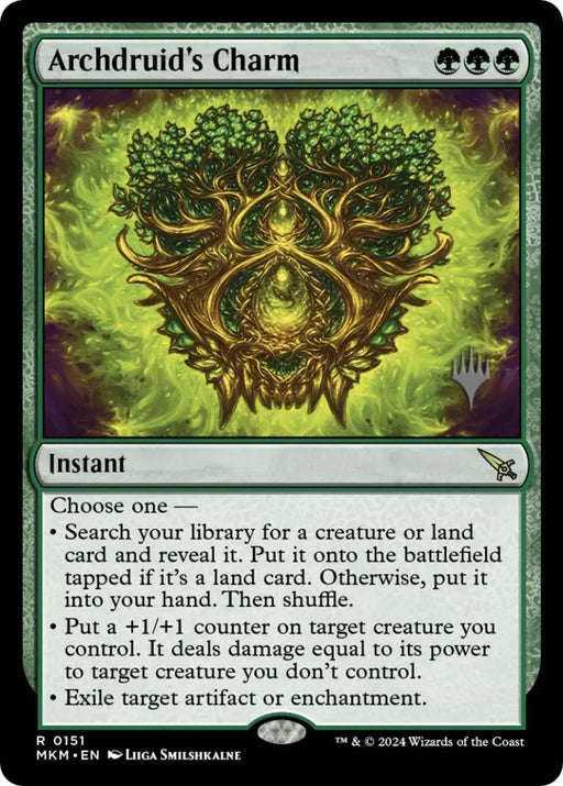 Archdruid’s Charm (Promo Pack) [Murders at Karlov Manor Promos] - MTG Single
