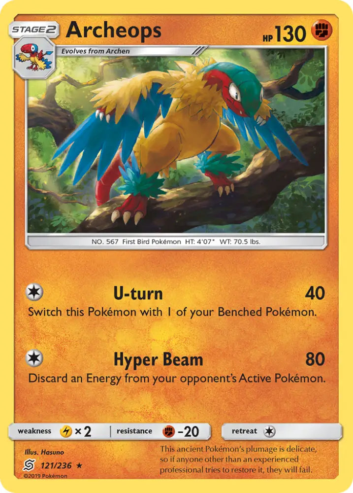 Archeops (121/236) [Sun & Moon: Unified Minds] - Pokemon Single