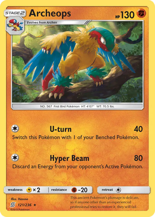Archeops (121/236) [Sun & Moon: Unified Minds] - Pokemon Single