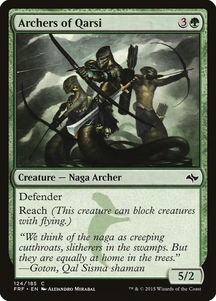 Archers of Qarsi [Fate Reforged] - MTG Single