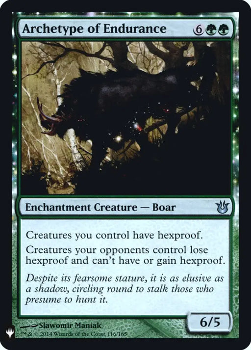 Archetype of Endurance [Mystery Booster] - MTG Single