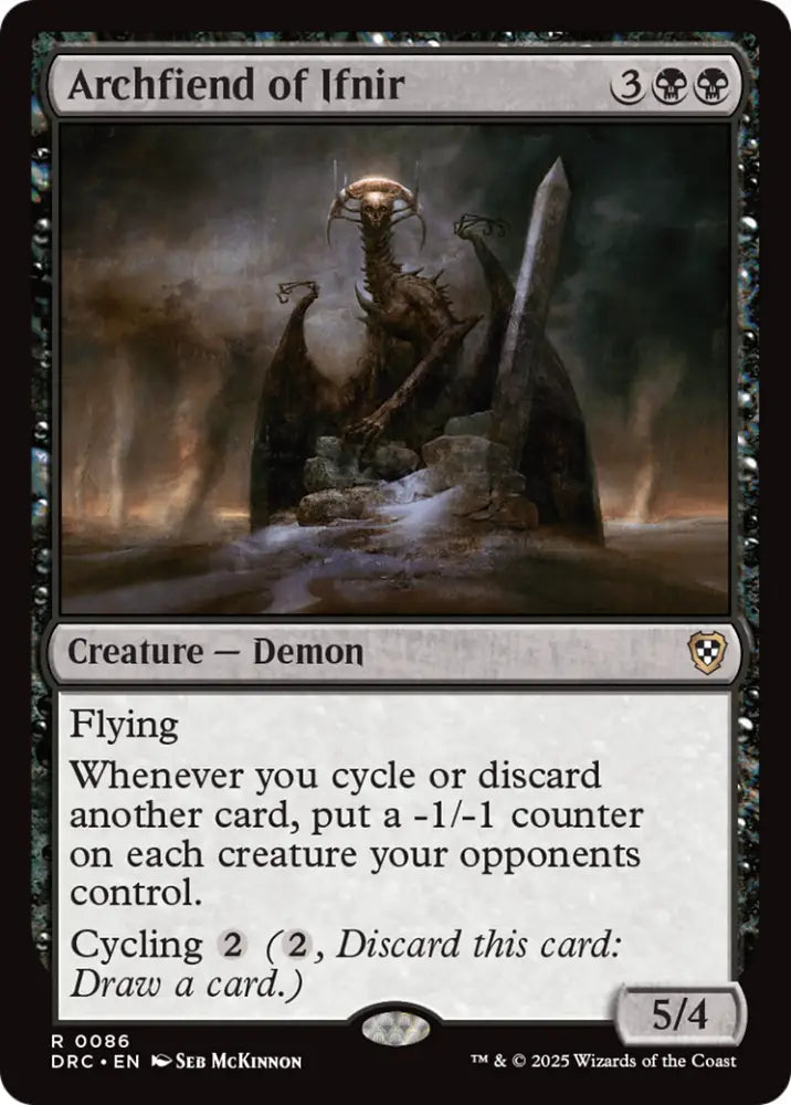 Archfiend of Ifnir [Aetherdrift Commander] - MTG Single