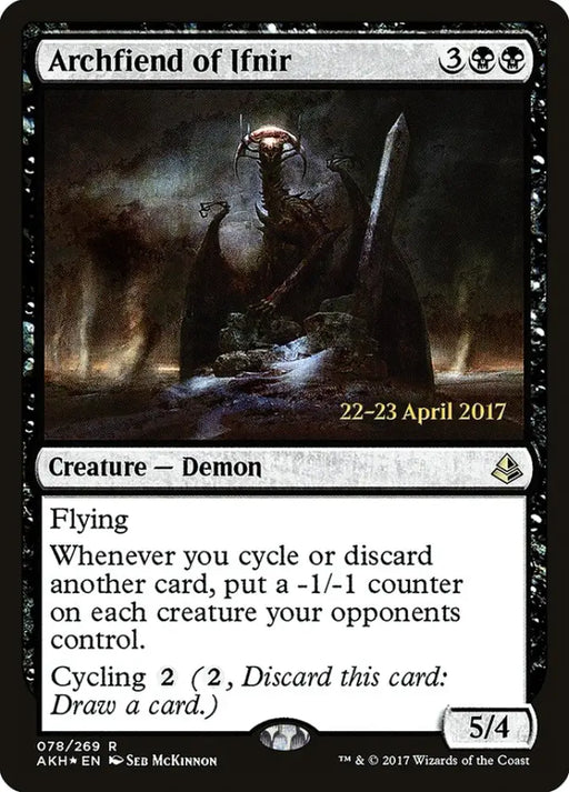 Archfiend of Ifnir [Amonkhet Prerelease Promos] - MTG Single