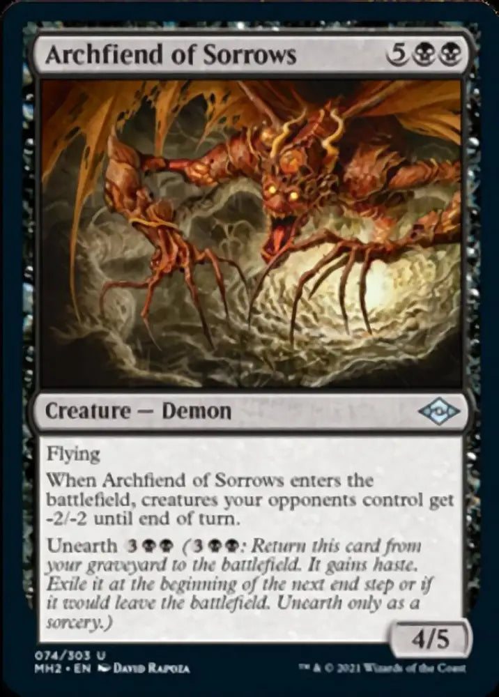 Archfiend of Sorrows [Modern Horizons 2] - MTG Single