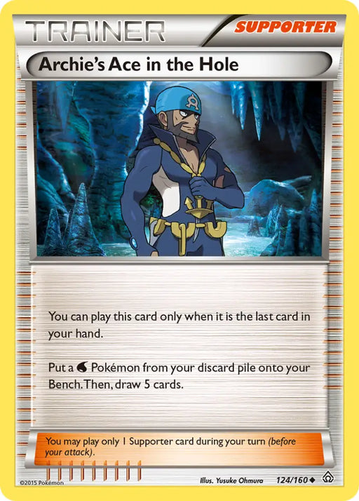 Archie’s Ace in the Hole (124/160) [XY: Primal Clash] - Pokemon Single