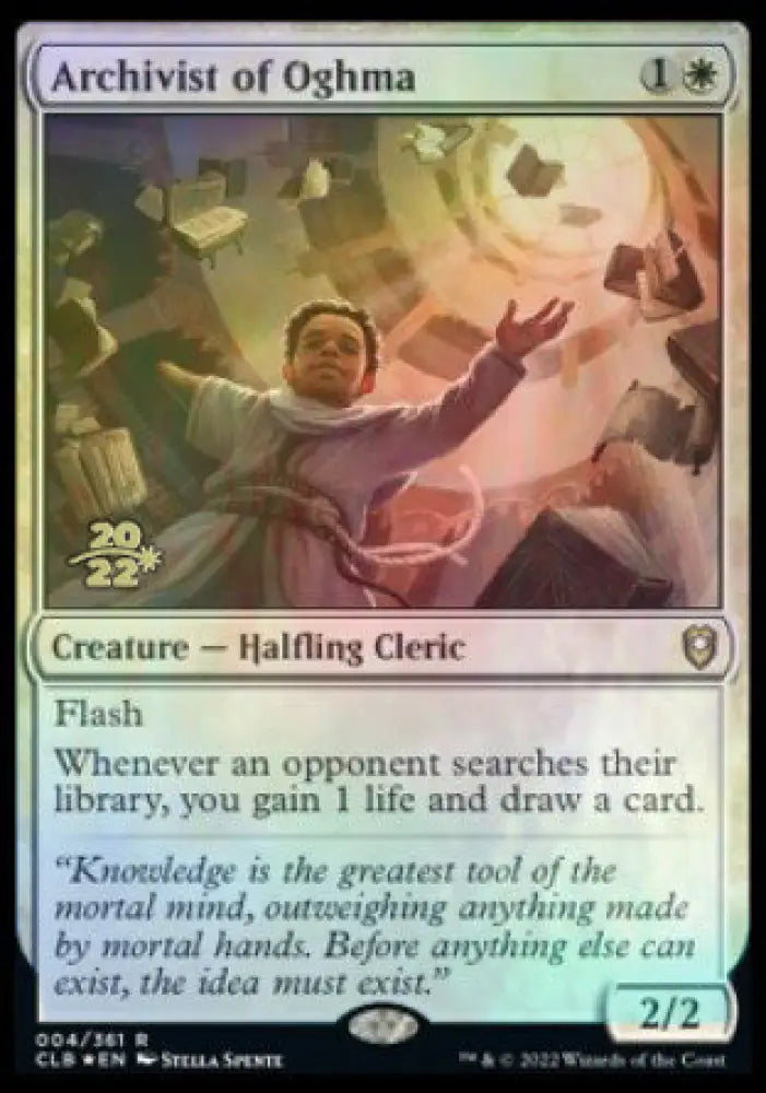Archivist of Oghma [Commander Legends: Battle for Baldur’s Gate Prerelease Promos] - MTG Single