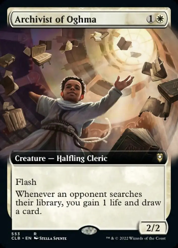 Archivist of Oghma (Extended Art) [Commander Legends: Battle for Baldur’s Gate] - MTG Single