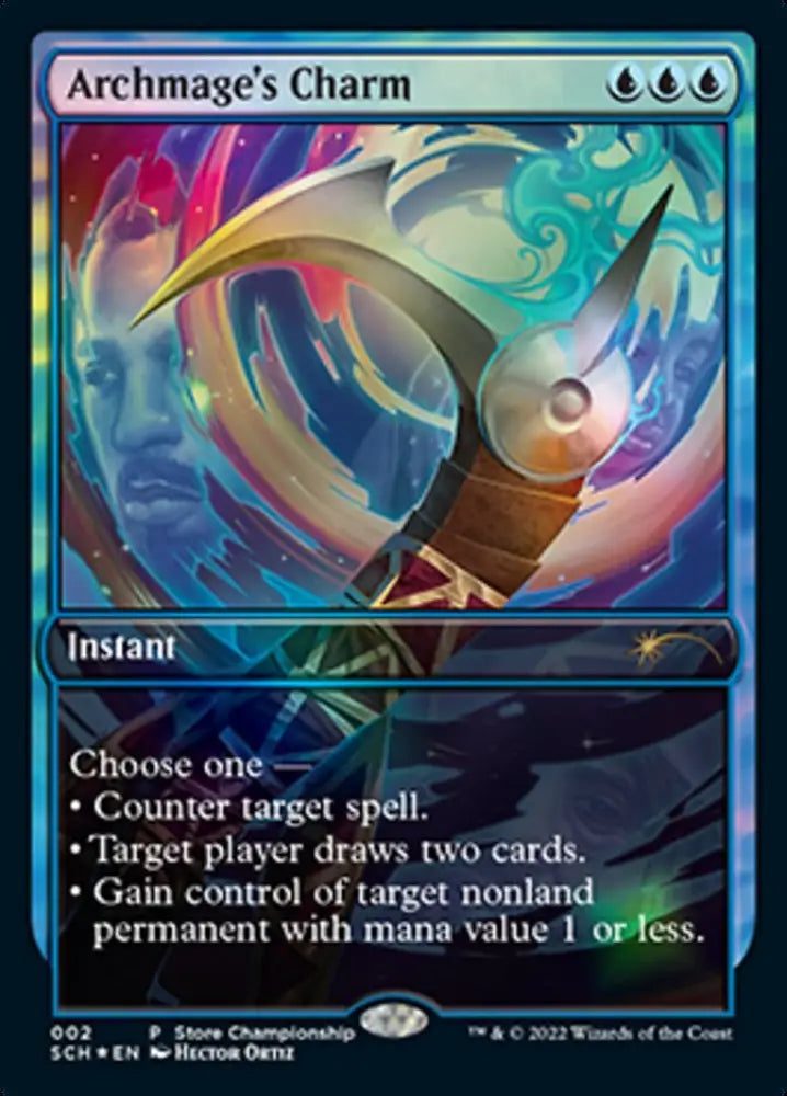 Archmage’s Charm (Extended Art) [Store Championships 2022] - MTG Single