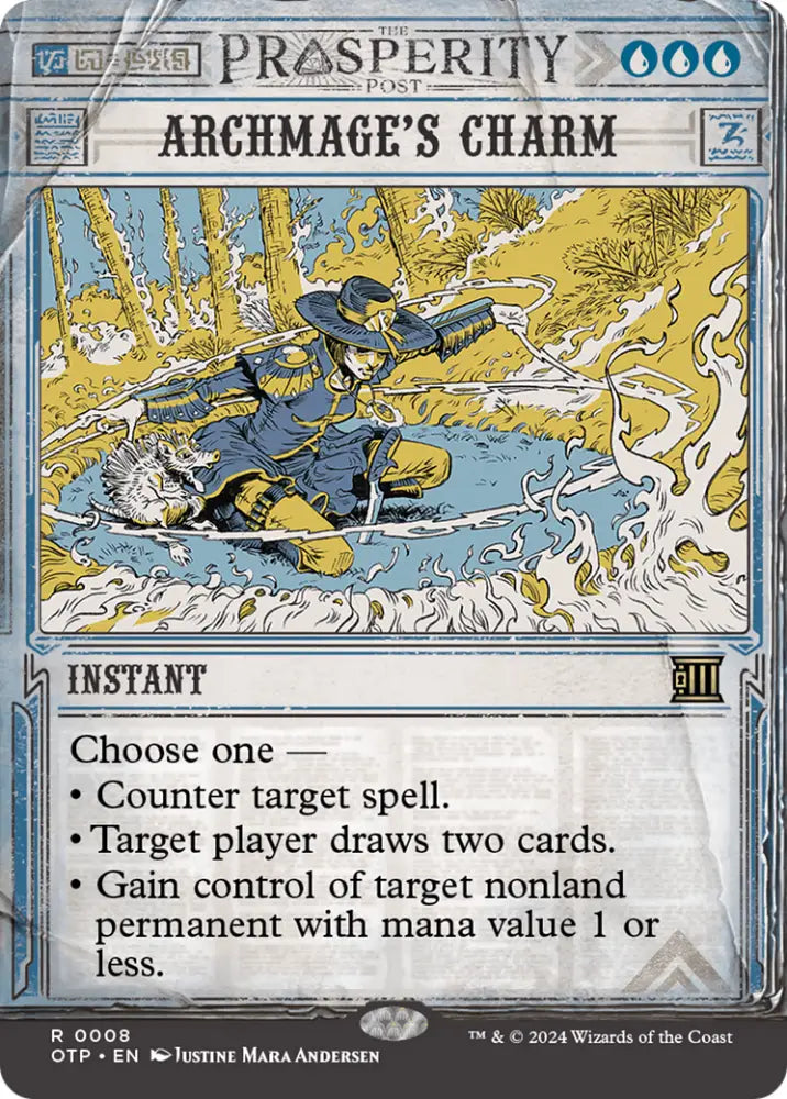 Archmage’s Charm [Outlaws of Thunder Junction: Breaking News] - MTG Single