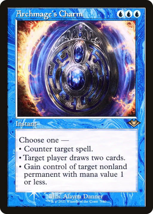 Archmage’s Charm (Retro Foil Etched) [Modern Horizons] - MTG Single