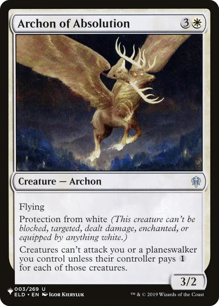 Archon of Absolution [The List] - MTG Single