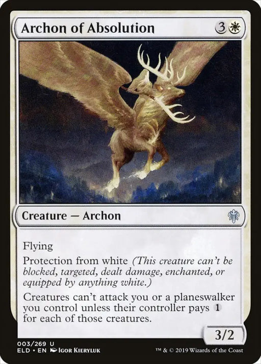 Archon of Absolution [Throne of Eldraine] - MTG Single
