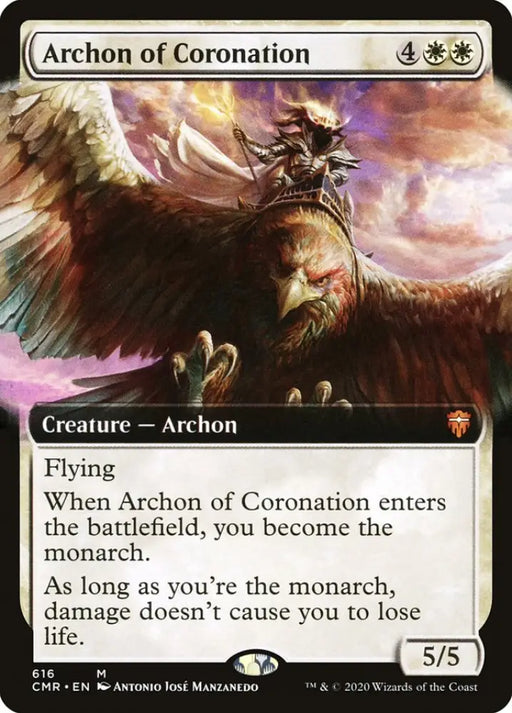 Archon of Coronation (Extended Art) [Commander Legends] - MTG Single
