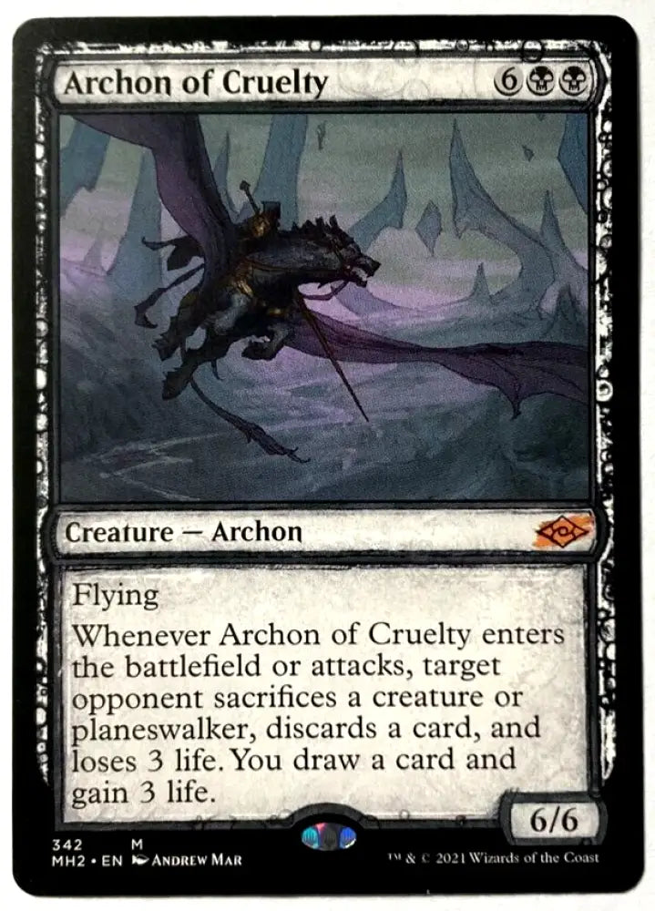 Archon of Cruelty (Sketch) [Modern Horizons 2] - MTG Single