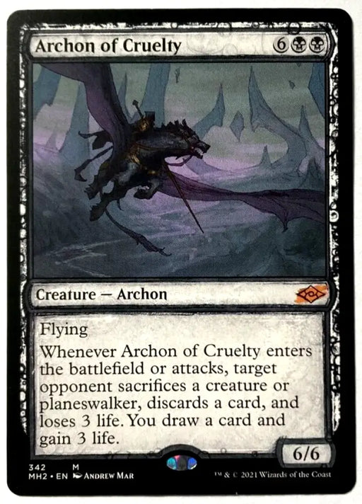 Archon of Cruelty (Sketch) [Modern Horizons 2] - MTG Single