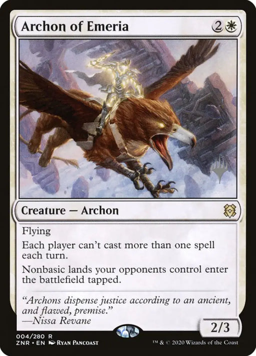 Archon of Emeria (Promo Pack) [Zendikar Rising Promos] - MTG Single