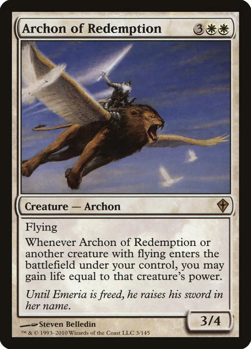 Archon of Redemption [Worldwake] - MTG Single