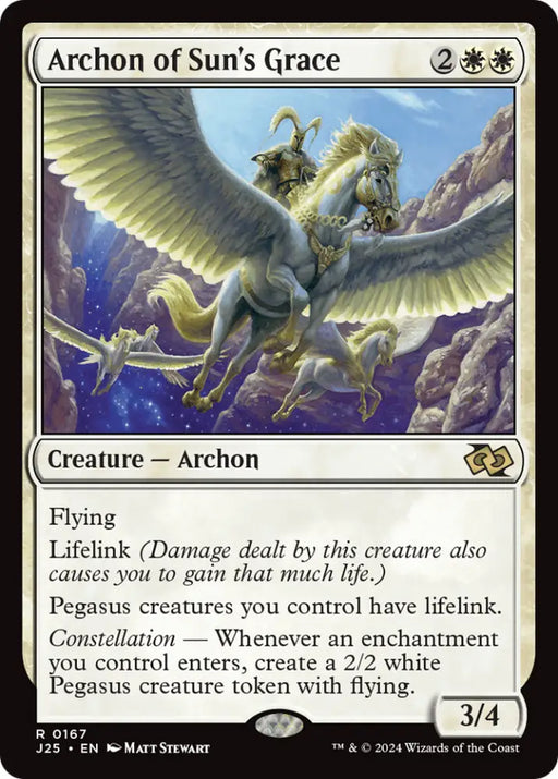 Archon of Sun’s Grace [Foundations Jumpstart] - MTG Single