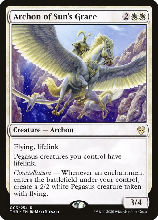 Archon of Sun’s Grace [Theros Beyond Death] - MTG Single
