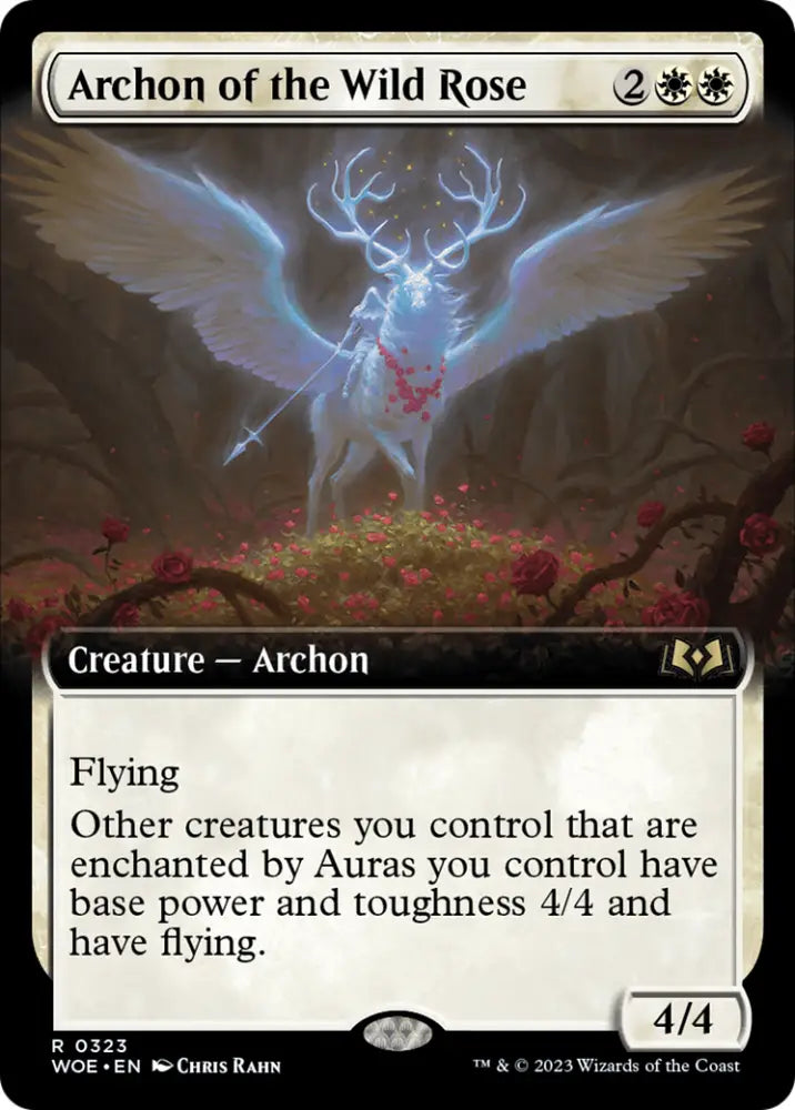 Archon of the Wild Rose (Extended Art) [Wilds of Eldraine] - MTG Single