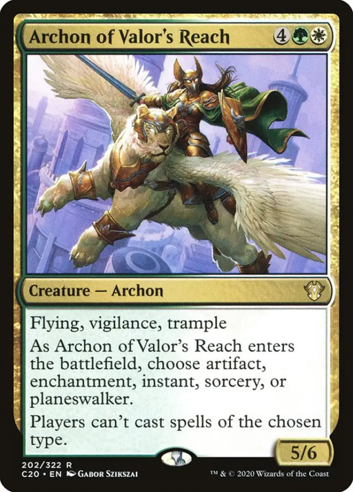 Archon of Valor’s Reach [Commander 2020] - MTG Single