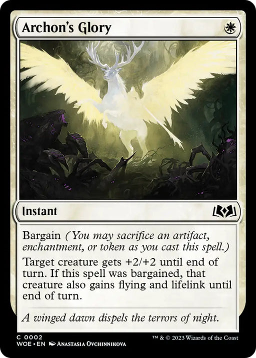 Archon’s Glory [Wilds of Eldraine] - MTG Single