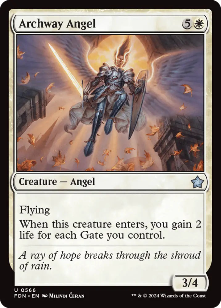 Archway Angel [Foundations] - MTG Single