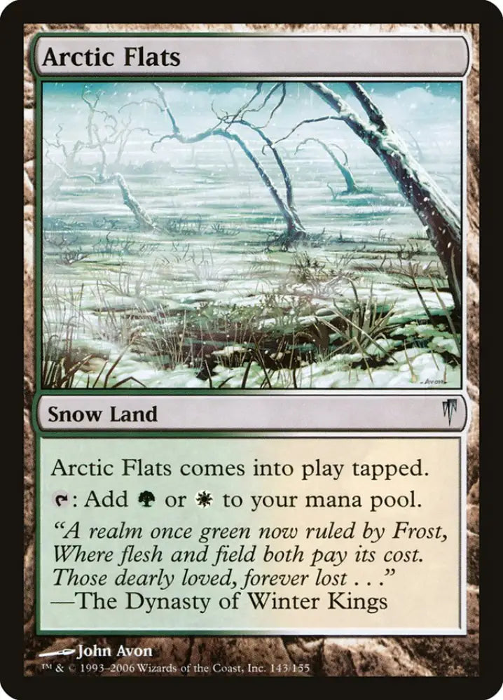 Arctic Flats [Coldsnap] - MTG Single