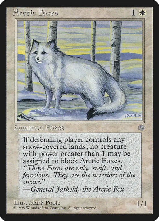 Arctic Foxes [Ice Age] - MTG Single