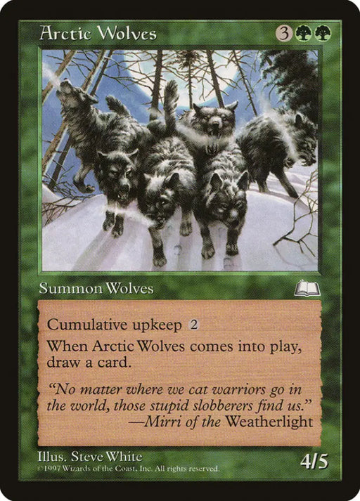 Arctic Wolves [Weatherlight] - MTG Single