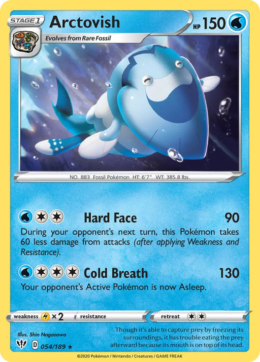 Arctovish (054/189) [Sword & Shield: Darkness Ablaze] - Pokemon Single