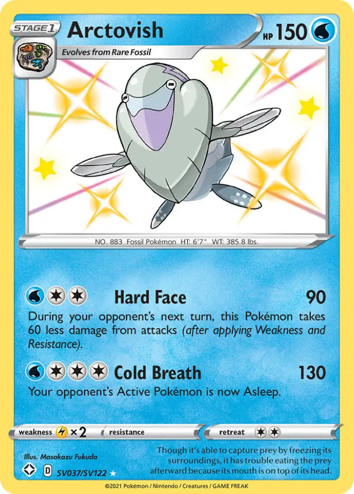 Arctovish (SV037/SV122) [Sword & Shield: Shining Fates] - Pokemon Single