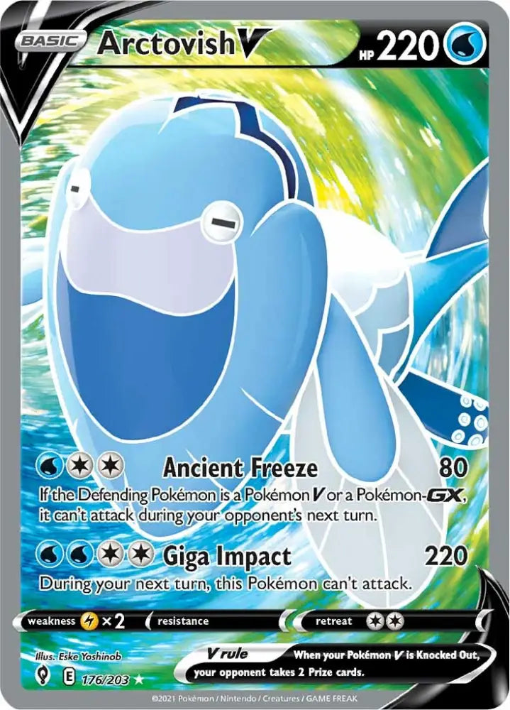 Arctovish V (176/203) [Sword & Shield: Evolving Skies] - Pokemon Single