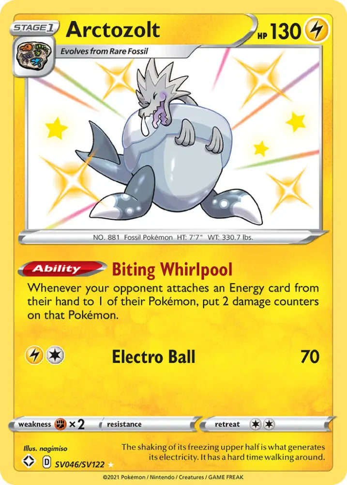 Arctozolt (SV046/SV122) [Sword & Shield: Shining Fates] - Pokemon Single