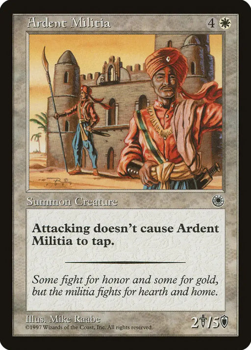 Ardent Militia [Portal] - MTG Single